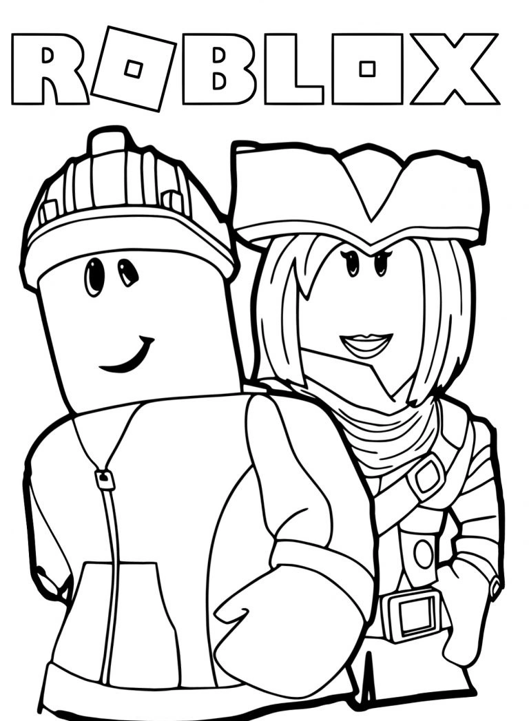 Roblox lovers coloring book